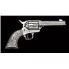 Image 2 : Colt Single Action Army revolver,  .45-caliber, 4-3/4” barrel, 2nd Generation.  Finely engraved by B