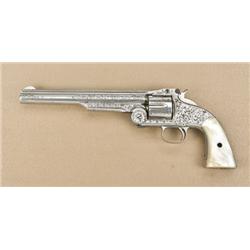 Smith & Wesson 2nd model American revolver,  ornately New York style engraved, probably by  L. D. Ni