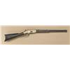 Image 1 : Winchester model 1866 saddle ring carbine,  period scroll engraved with Mexican snake and  eagle on 