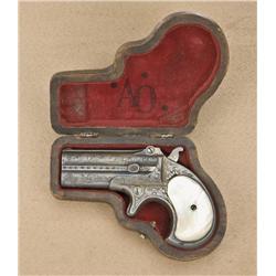 Remington .41 caliber over/under rimfire  derringer, type 2 address, reading E.  Remington & Sons, l