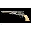 Image 1 : Colt 1861 Navy, .36 caliber percussion  revolver, New York Style scroll engraved,  probably by LD Ni