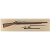 Image 1 : Springfield model 1884 rifle, .45-70 caliber,  in near fine condition with bayonet and  sling. Seria