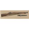 Image 1 : U.S. model 1903-A3 military-issue rifle by  Remington, .30-06 caliber, with bayonet,  scabbard, and 