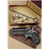Image 1 : Remington over/under derringer .41 caliber,  last-type barrel address, blue finish,  hard-rubber gri