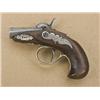 Image 2 : Henry Deringer “Peanut” size, .36 caliber  percussion, 1-1/4” barrel, 4-3/8” overall,  grey patina f