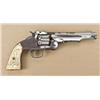 Image 1 : Smith & Wesson 2nd model American, .44  caliber, single action revolver. Rare factory  6” barrel, ni