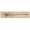 Image 1 : Early to mid 17th century English rapier with  flat pie-plate guard, nicely pierced and  typically E