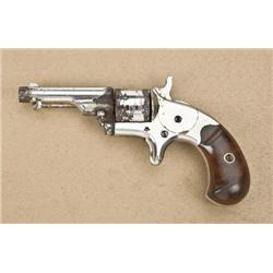 Colt model 1872 old-line, 7-shot .22 caliber  revolver, made with ejector rod and housing,  2-3/8” f