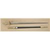 Image 1 : European officer’s sword with cast-brass  hilt, guard, and grip, that are gold gilted  and etched bl