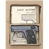 Image 1 : Colt Pocket Model 1908 semi-auto pistol in  factory brown cardboard box with instructions  and inter