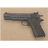 Image 1 : Interesting Colt Military Match-type 1911-A1  semi-auto pistol, .45 cal., 5” barrel,  parkerized fin