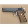 Image 1 : Colt MK IV Series ’70 Government Model  semi-auto pistol, .45 cal., 5” barrel,  checkered Colt medal