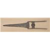 Image 1 : Forged steel 18th to 19th century Indian  push-dagger. Blade measures approx. 9-1/2”,  approx. 17” o