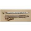 Image 1 : Mexican machete from late 19th to early 20th  century showing classic 26-1/2” blade,  31-1/2” overal
