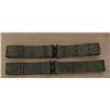 Image 1 : Lot of two U.S. model 1936 cartridge belts,  good to very good condition, with buckles and  keepers.