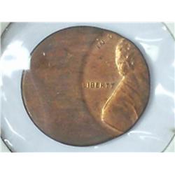 ERROR OFF CENTER LINCOLN CENT (UNC)