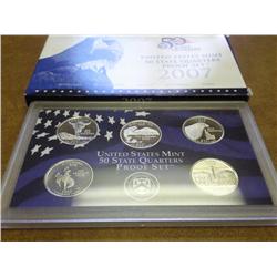 2007 US 50 STATE QUARTERS PROOF SET
