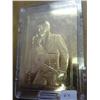 ELVIS PRESLEY CARD IN 24KT LEAF