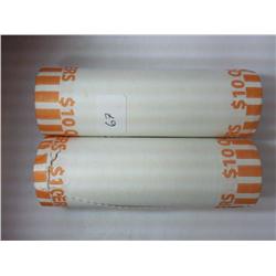 ROLLS OF 2002-P/D INDIANA QUARTERS (UNC)