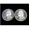 1982-S & 93-S WASHINGTON SILVER QUARTERS PROOF