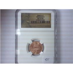 2009-D LINCOLN CENT PRESIDENCY NGC MS66RD