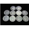 Image 1 : 10 ASSORTED SILVER ROOSEVELT DIMES