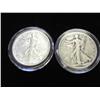 Image 1 : 2-1935 WALKING LIBERTY HALF DOLLARS