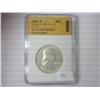 Image 1 : 1960 SGS CERTIFIED FRANKLIN HALF DOLLAR