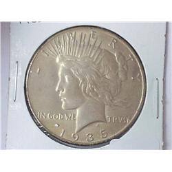 1935 PEACE SILVER DOLLAR