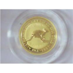 1997 AUSTRALIA $5 GOLD NUGGET 1/20 OZ .999 GOLD