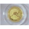 Image 1 : 1997 AUSTRALIA $5 GOLD NUGGET 1/20 OZ .999 GOLD