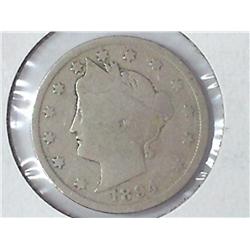 1894 LIBERTY "V" NICKEL