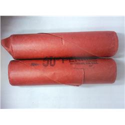 ROLL EACH OF 1968-S & 69-D LINCOLN CENTS (UNC)