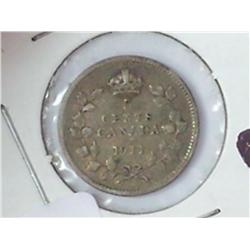 1911 CANADA FIVE CENTS (SILVER)