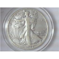 1942-S WALKING LIBERTY HALF DOLLAR