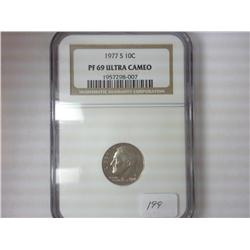 1977-S ROOSEVELT DIME NGC PF69 ULTRA CAMEO