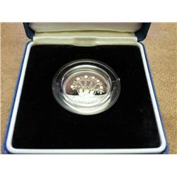 1986 UNITED KINGDOM ONE POUND SILVER PF COIN