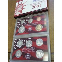 2001 US SILVER PROOF SET (BETTER DATE)
