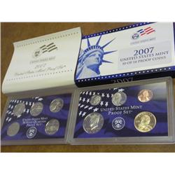PARTIAL 2007 US PROOF SET MISSING DOLLARS
