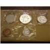 Image 2 : PARTIAL 1961 US SILVER PROOF SET MISSING NICKEL