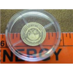 2005 LIBERIA $10 GOLD COIN PF .5 GRAMS .585 FINE