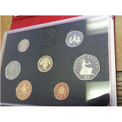 1987 UNITED KINGDOM PROOF COIN SET