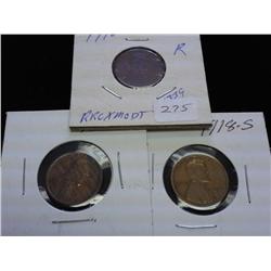 1918-P/D/S LINCOLN CENTS