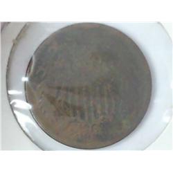 1865 TWO CENT PIECE