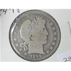1899 BARBER HALF DOLLAR