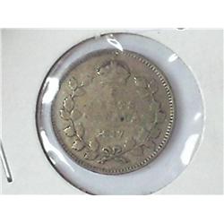 1917 CANADA FIVE CENTS (SILVER)