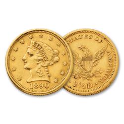 $2.5 Dollar Liberty Common Date-