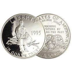 1995-S Civil War 1/2 Dollar Proof 2 coin set