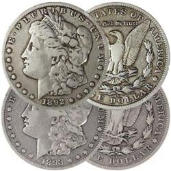1892-CC & 1893-CC Morgan Silver Dollar Pair