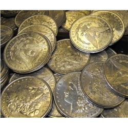 Lot of 50 Uncirculated Morgan Silver Dollars